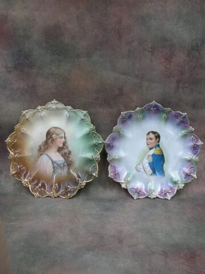 Фарфор. Тарелки декоративные Жозефина и Наполеон I. Австрия