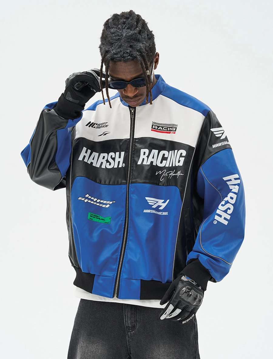 Куртка HARSHandCRUEL "Racing" V2 Leather Jacket