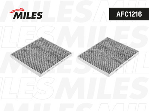 Фильтр салона УГОЛЬНЫЙ Miles AFC1216