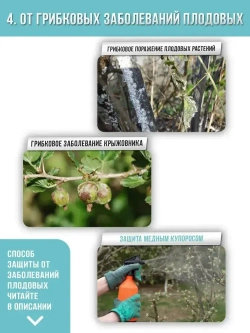 Купорос медный средство от грибка и плесени 1кг.