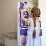 Кармашки в садик 85х20 Звезды (сиреневый)