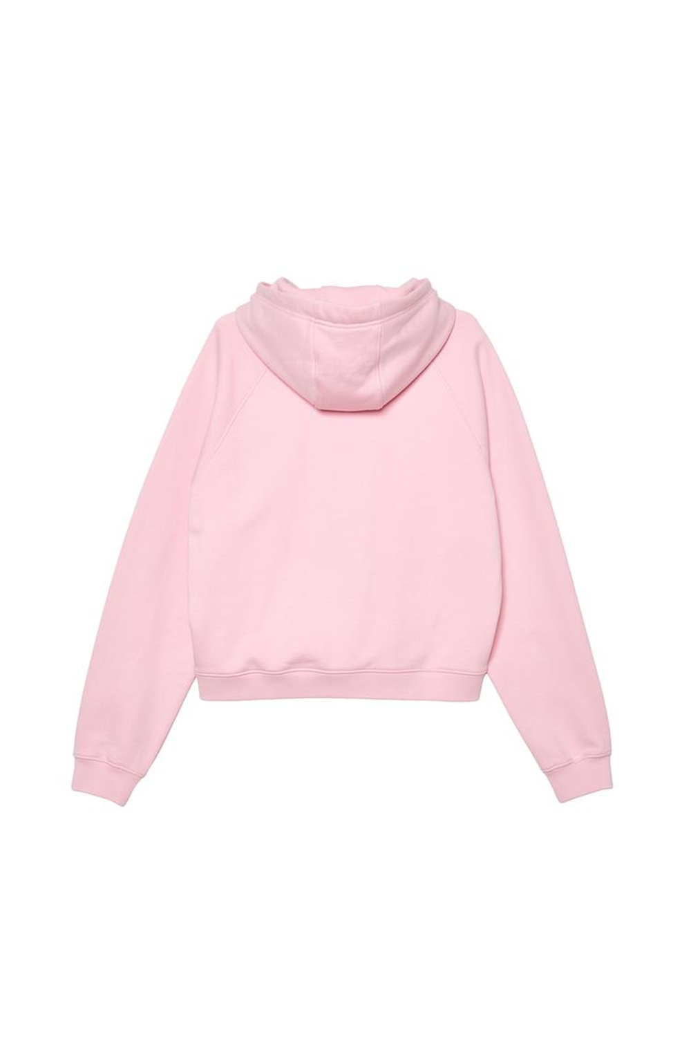 ZARA X BENITO ANTONIO ТОЛСТОВКА С КАПЮШОНОМ УКОРОЧЕННОГО КРОЯ, РОЗОВЫЙ