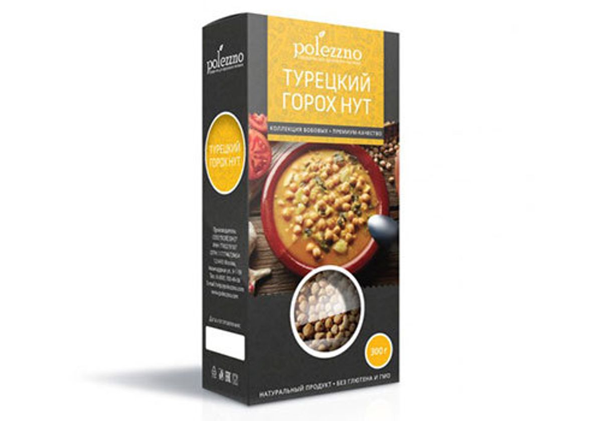 Турецкий горох нут Polezzno, 300г