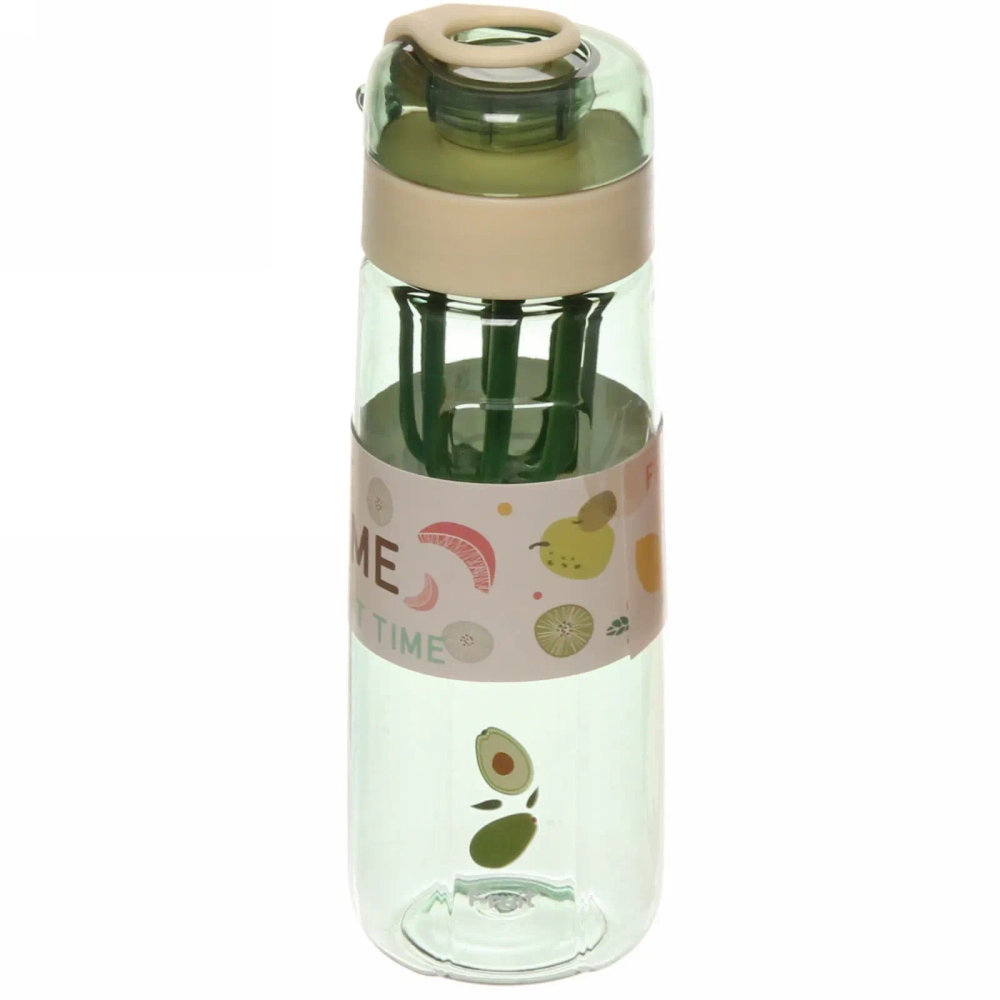 Бутылка питьевая пластиковая 500мл «FRUIT TIME»"