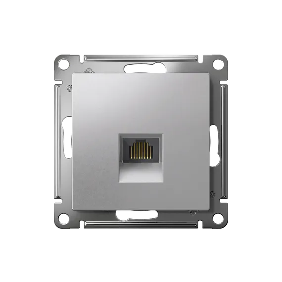 Розетка компьютерная AtlasDesign RJ45 кат.6A механизм алюм. SE ATN000386