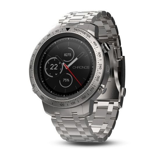 Умные наручные часы Garmin Fenix Chronos (стальной корпус и браслет) 010-01957-02
