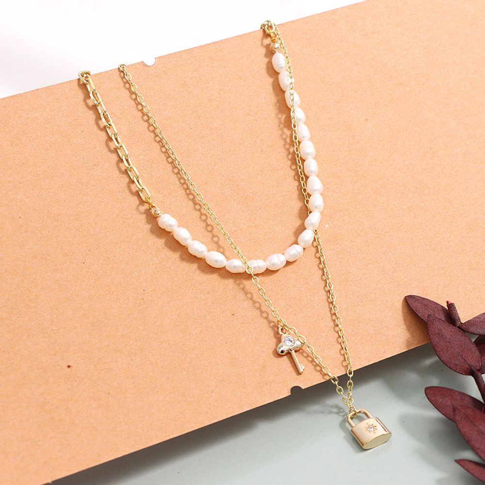 Ожерелье из искусственного жемчуга &quot;Pearl Key&quot;