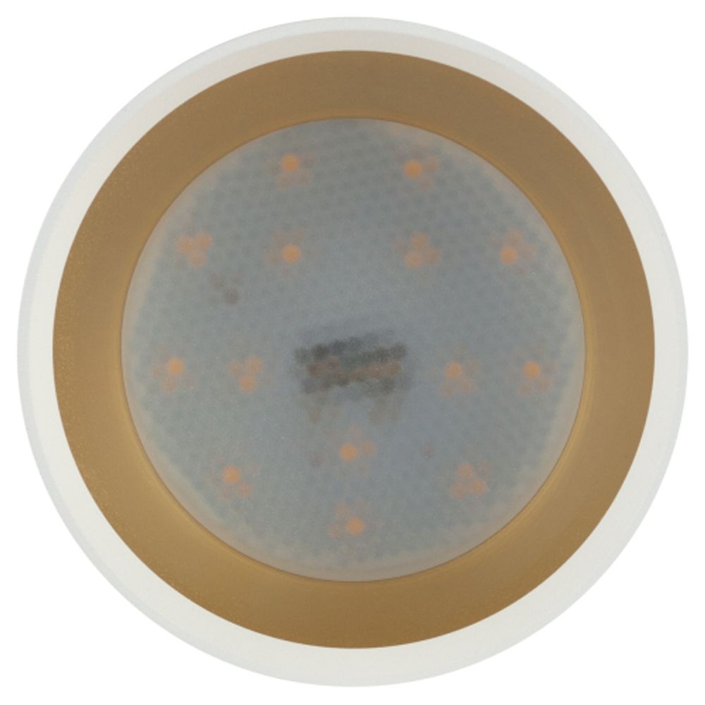 Светильник накладной ЭРА OL8 GX53 WH/GD под лампу GX53 белый/золото | Накладные светильники