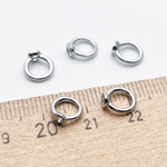 Протектор-концевик, цвет серебро (родий), размер 7 мм, цена за 1 шт