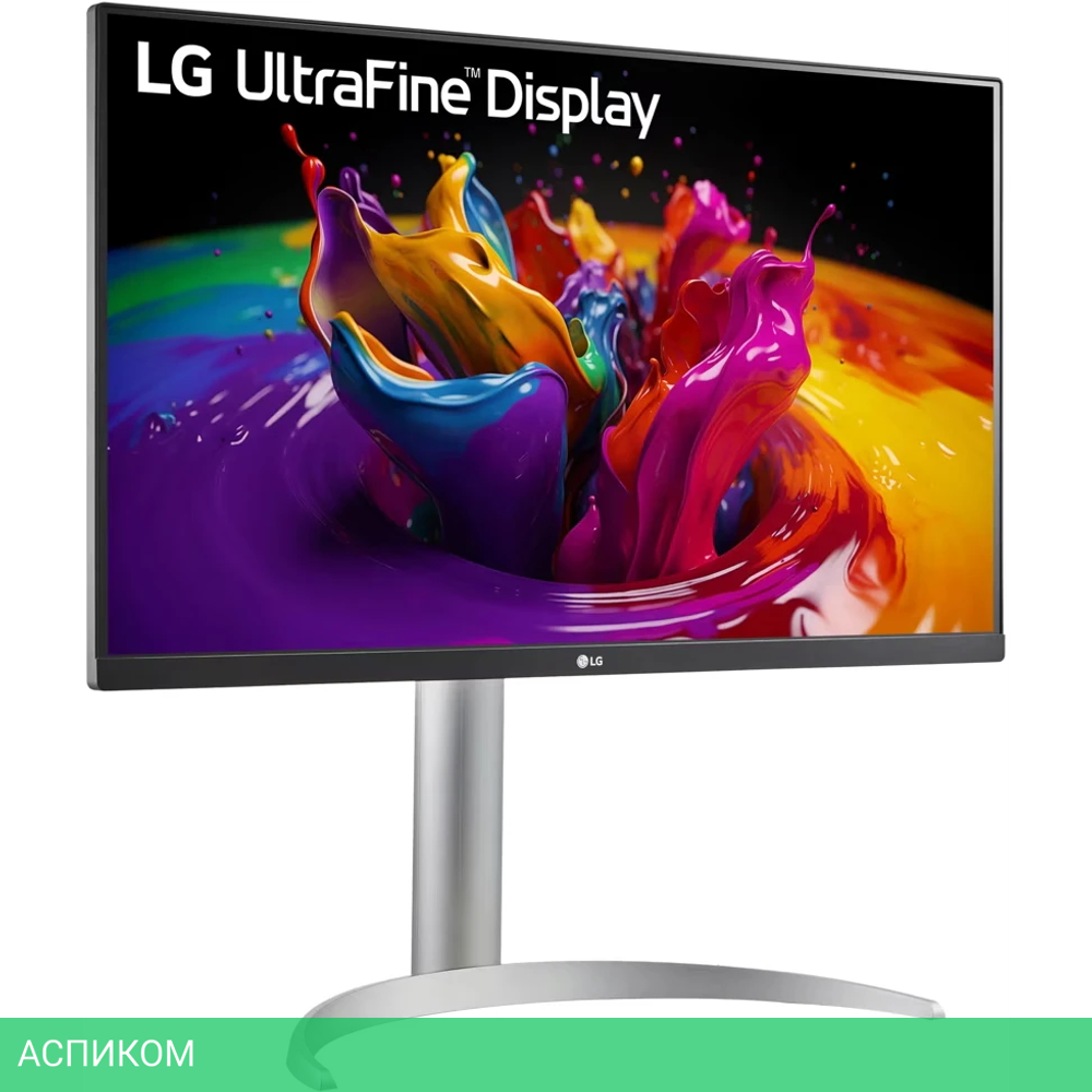 Монитор LG UltraFine 27UP850K-W черный (27UP850K-W)