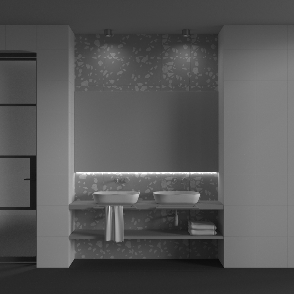 Накладной светодиодный светильник Maytoni Glare C127CL-L7W3K-BS