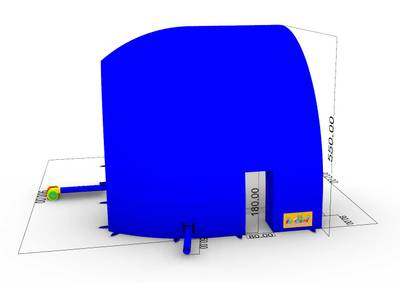 Надувной шатер «Россия» 9*6*5,5м