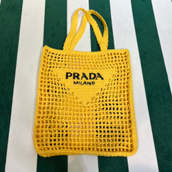 Prada Crochet Tote Bag