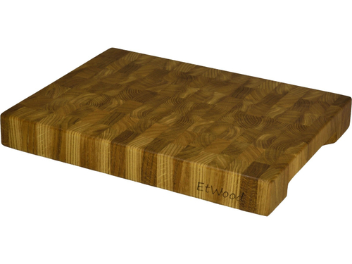 Торцевая разделочная доска 40x30x5 см. дуб, арт. 067
