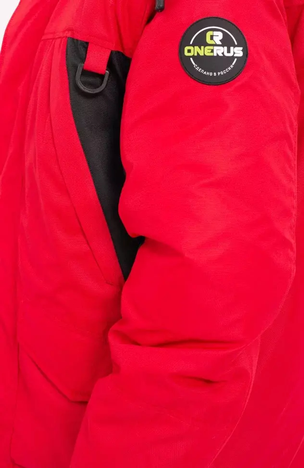Зимний мужской костюм-поплавок ONERUS "Фишер -45" (Таслан) Красный/Черный