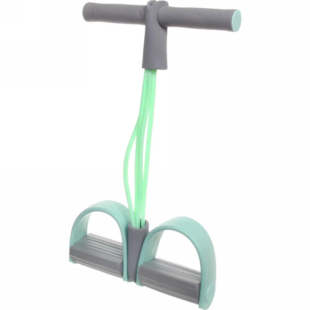 Эспандер универсальный с упорами для ног «Fitness» 45*25 см (нагрузка 18 кг), зеленый