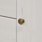 Dipriz Тумба в прихожую Боцен из сосны, 4 ящ. 1 дв., белая