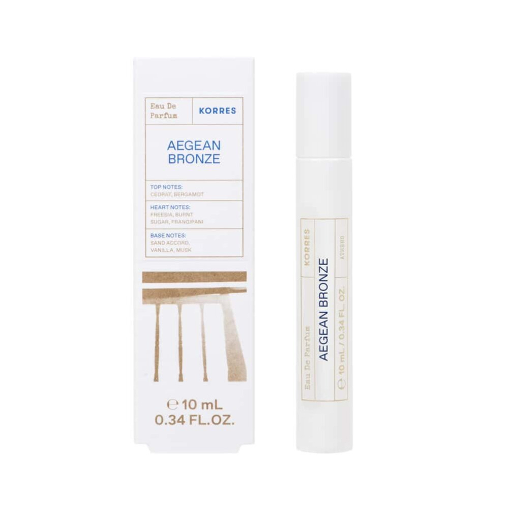 KORRES Aegean Bronze Eau de Parfum, дорожный размер, 10 мл