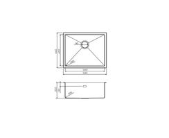 Кухонная мойка OMOIKIRI Taki 54-U/IF-GB (арт.4997019)
