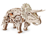 Конструктор деревянный 3D EWA Динозавр Трицератопс