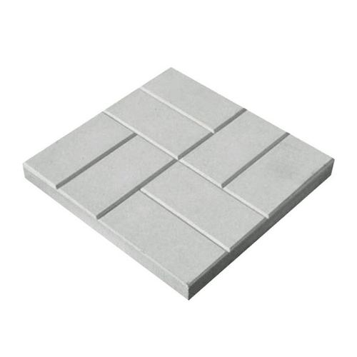 Тротуарная плитка вибролитье 400*400*35 "8 кирпичей", серый, 6.25 шт/м2 (н)