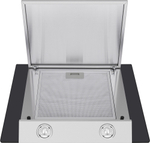 Кухонная вытяжка MAUNFELD Gloria 60 нержавеющая сталь\черное стекло фото 4