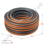 GRINDA ULTRA 6, 3/4″, 50 м, 25 атм, шестислойный, двойное армирование, поливочный шланг, PROLine (429009-3/4-50)