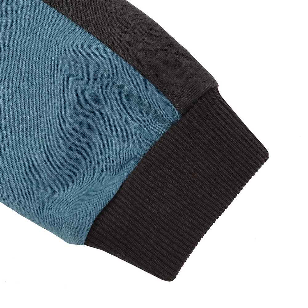 Джемпер д/мальчика футер M1133FN-3/6 р.98 т.голубой (Такро)