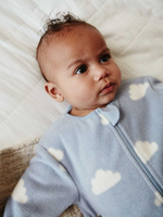 Комбинезон флисовый для малышей Next K79-530, 2 шт., Голубой, Синий