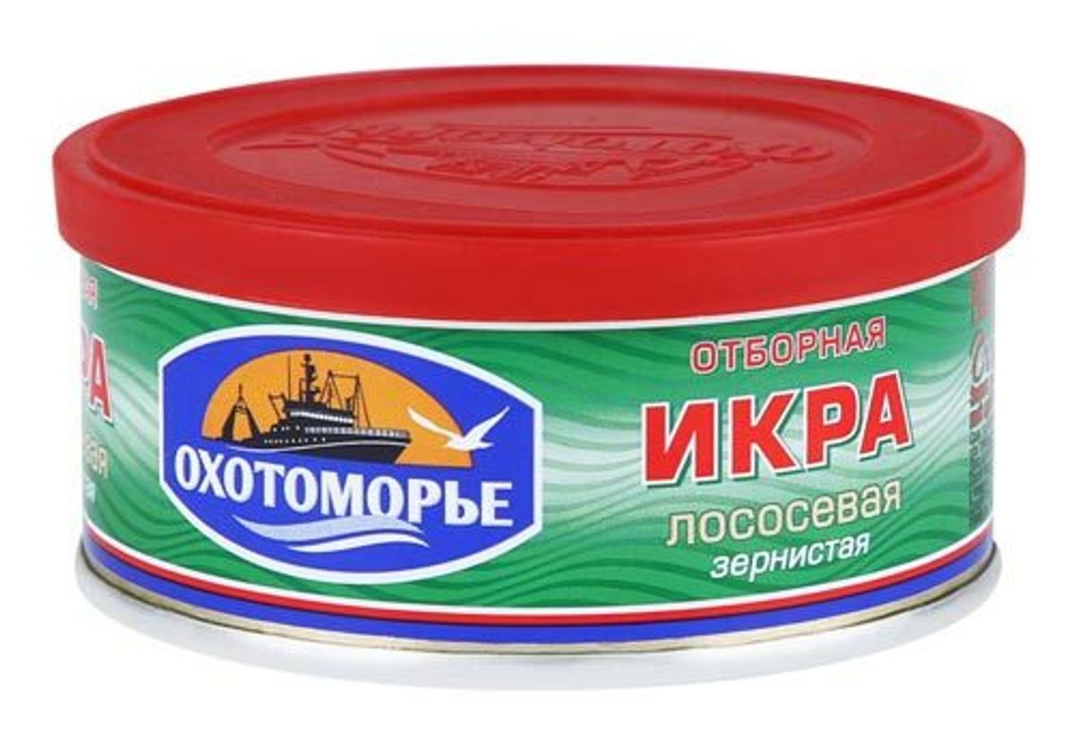 Икра красная лососевая ГОСТ, 140г