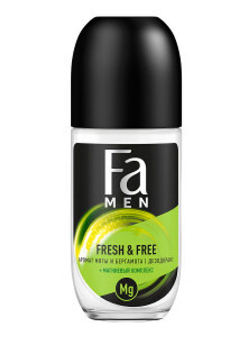 Стекло-ролик FA MEN "АРОМАТ МЯТЫ и БЕРГАМОТА" Schwarzkopf 50мл
