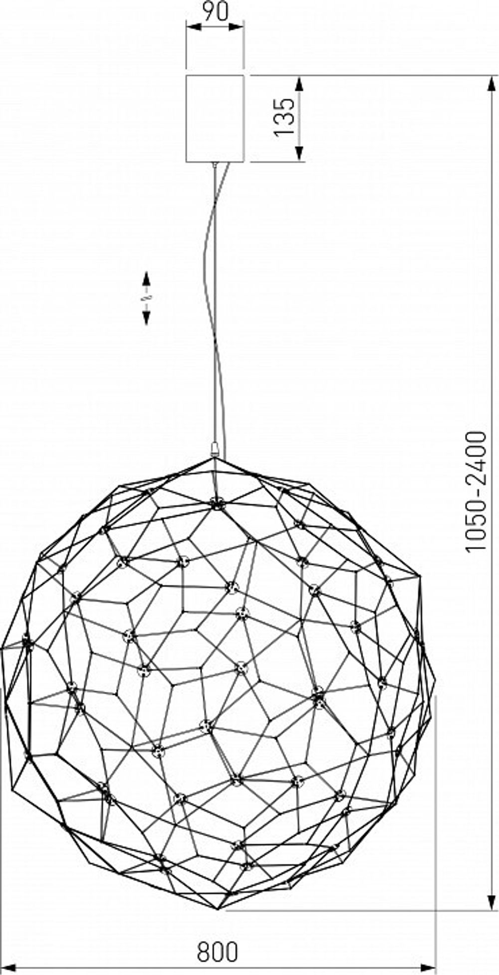 Подвесной светильник Bogate's Alioth 452/1