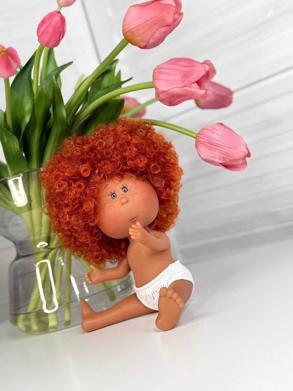 Кукла Nines виниловая 23см Little Mia Latina без одежды (3199WL6)