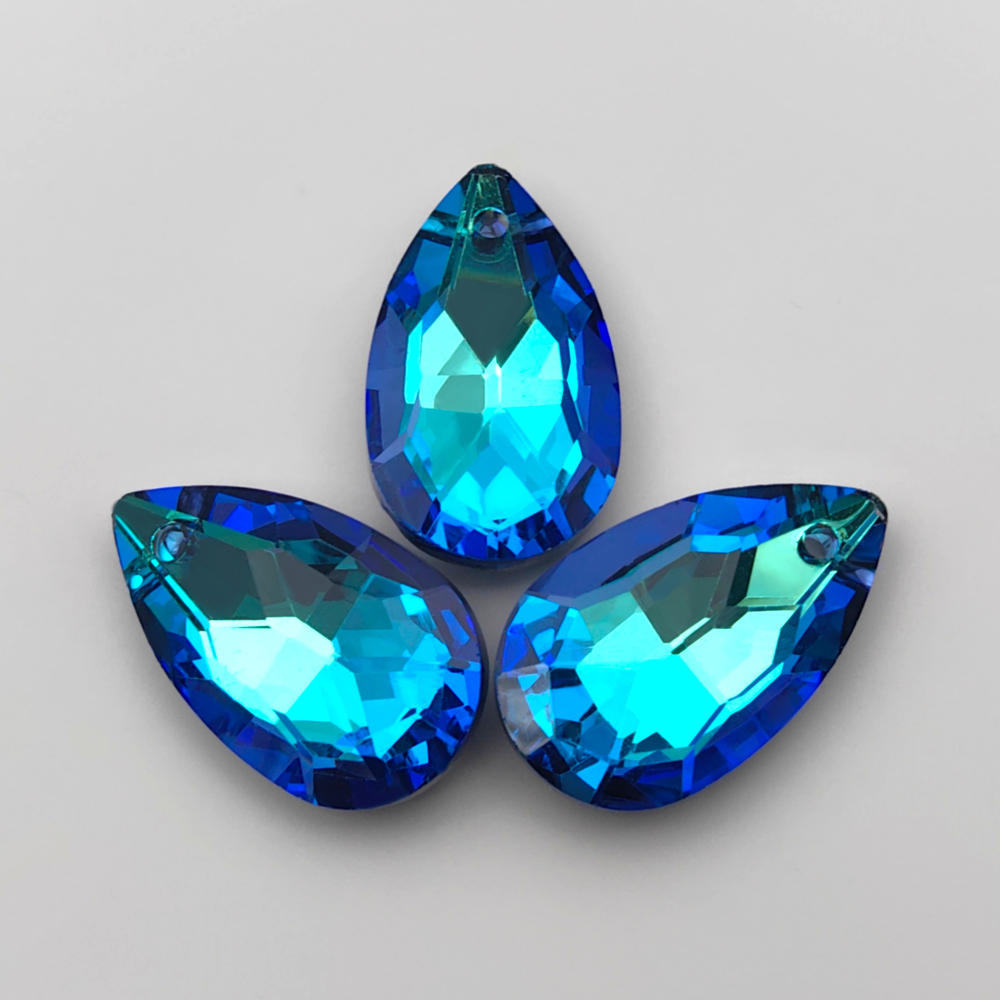 Подвеска капля K9, Bermuda Blue