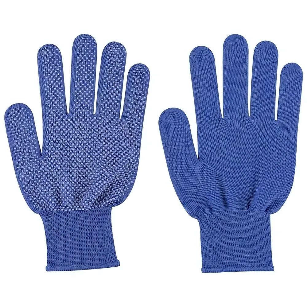 Перчатки садовые Капелька цвет синий
