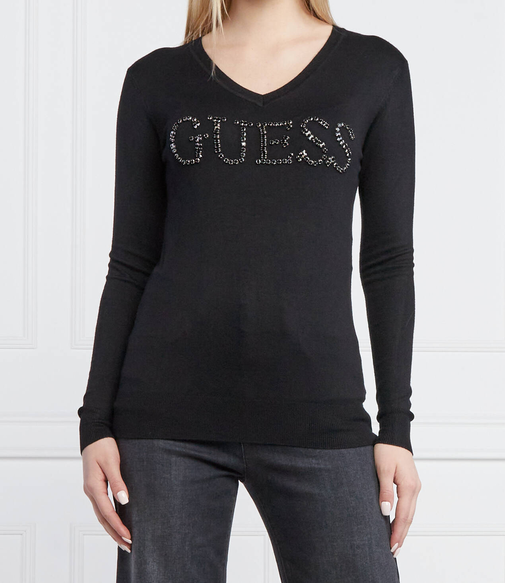 свитер GUESS - черный(W2RR21 Z2NQ0)