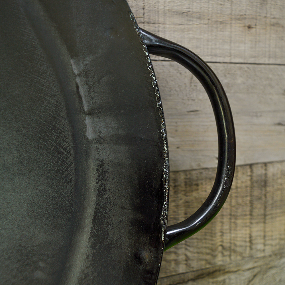 Садж 39см стальной с 2 ручками, тм Kukmara