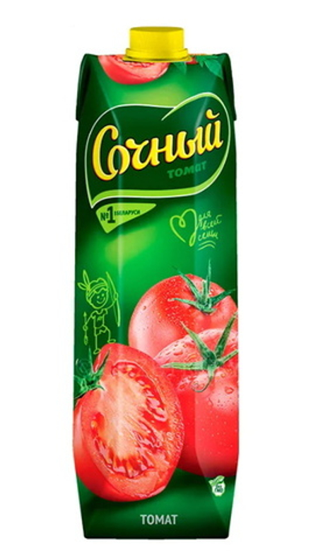 Сок Томатный 1л. Сочный томат