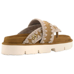 MOU Bio EVA Abrasion Resistant Flip Flops Women"s Brown