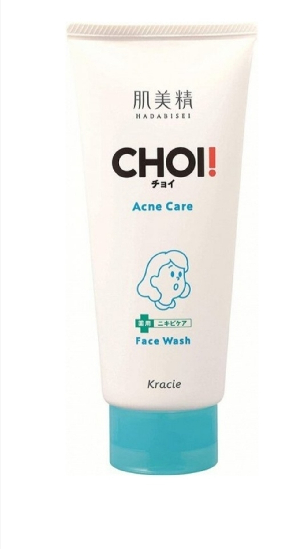KRACIE Hadabisei Choi Acne Care Face Wash - пенка для умывания против акне