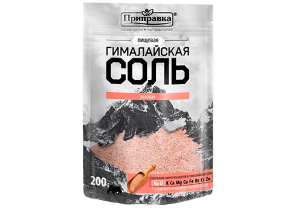 Гималайская розовая соль, 200г
