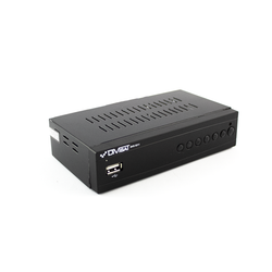 Приставка для цифрового телевидения DIVISAT DVS 5211  металл DVB-T2/C  HDMI, 2*USB, RCA, БП встроенный/внешний Металл