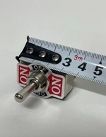 Тумблер (ON-OFF-ON) выключатель в металле на 6 контактов, TG (1 шт.)