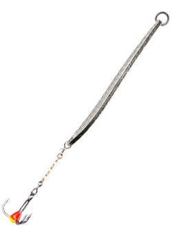 Блесна LUCKY JOHN Diamond Blade (цепочка, тройник), 51 мм, цвет S, LJDB51-S
