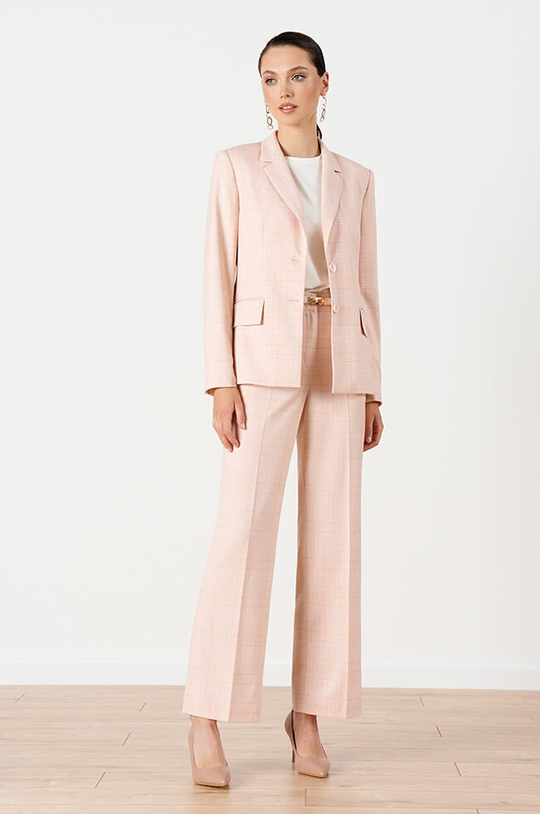 1932 Жакет женский (персиковый клетка)