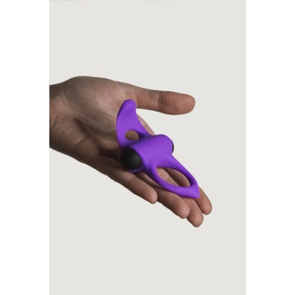 Эрекционное виброкольцо Lingus Max фиолетовое от Adrien lastic