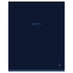 Тетрадь общая BG "Monocolor. Blue", А5, 48 листов в клетку, soft-touch ламинация,на скрепке