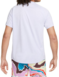 Мужская теннисная футболка Nike Court Dri-Fit Victory - oxygen purple/white