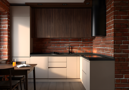 Кухня Extra Каштан