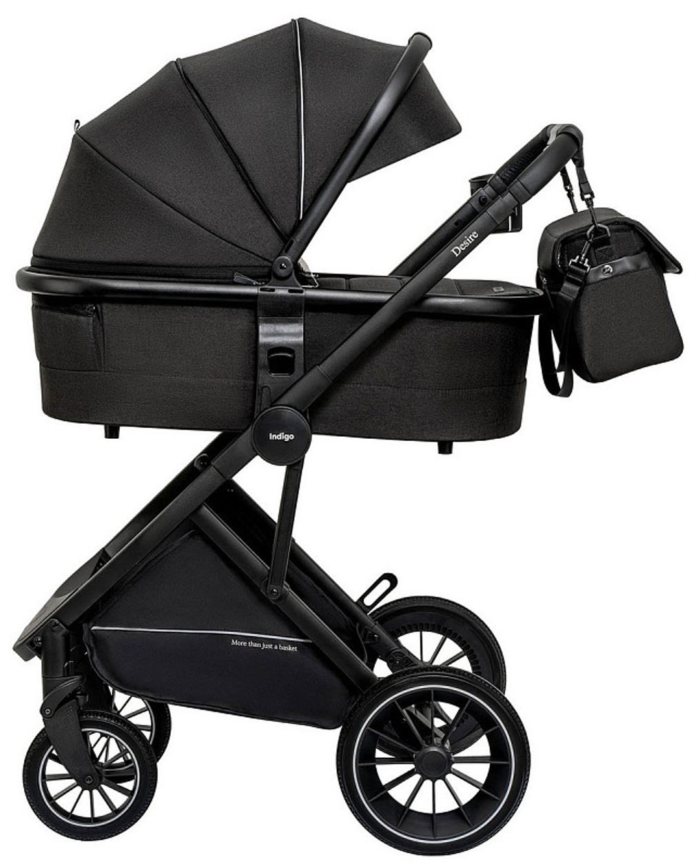 Детская коляска Indigo Desire 3 в 1 черный